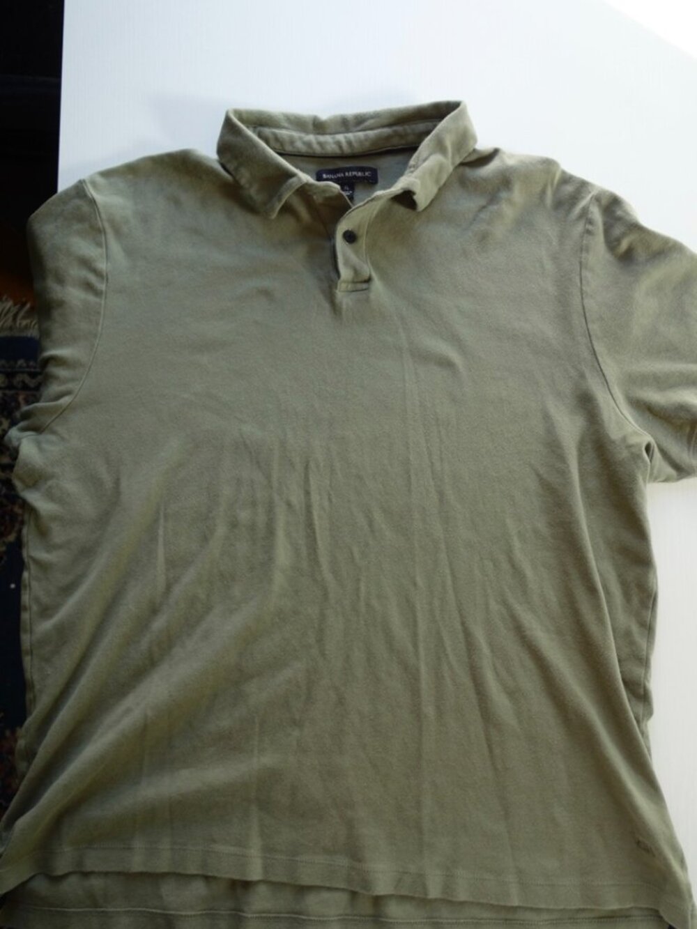 Banana Republic Green Polo Shirt Sz XL